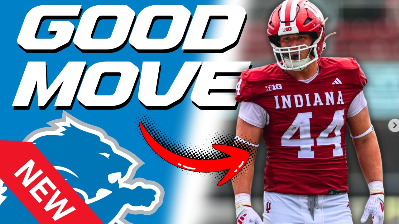 Detroit Lions Quietly Sign Important TE...