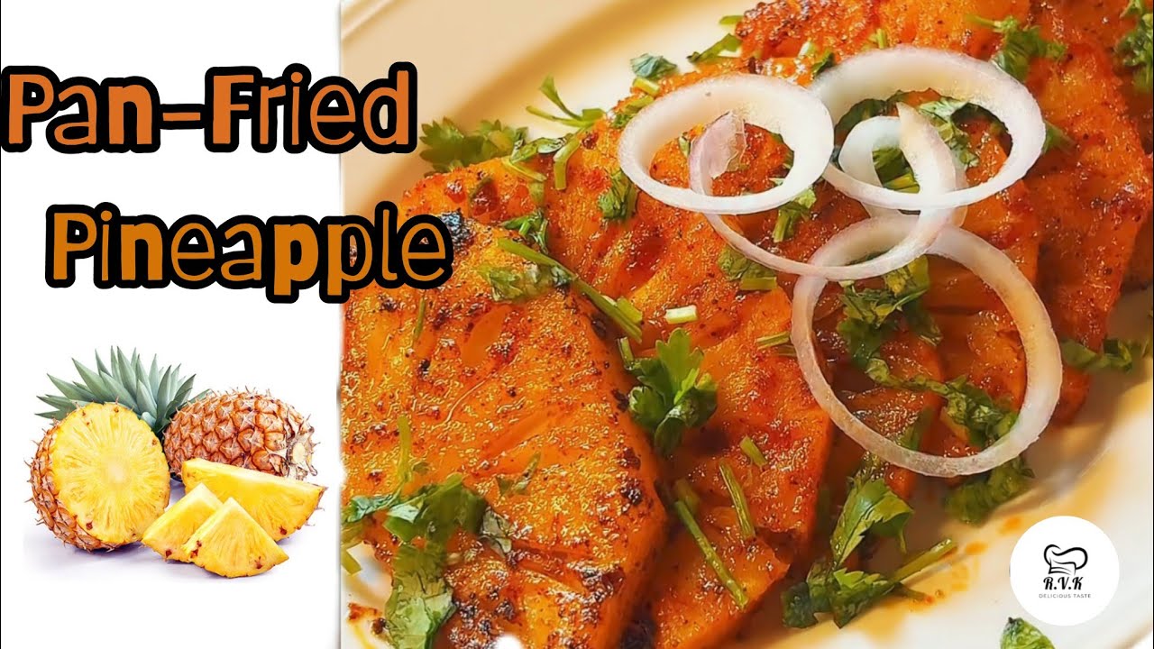 Pan Fried Masala Pineapple | Super Quick & Easy Recipe | Spicy Pineapple Chaat