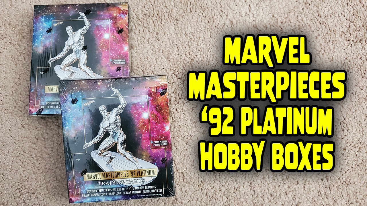 Round 3: Marvel Masterpieces '92 Platinum Hobby Box Unboxing