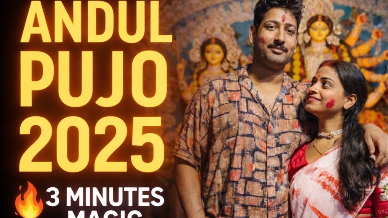 Andul Durga Puja 2025 🔥 Howrah Pandal Hopping Vlog