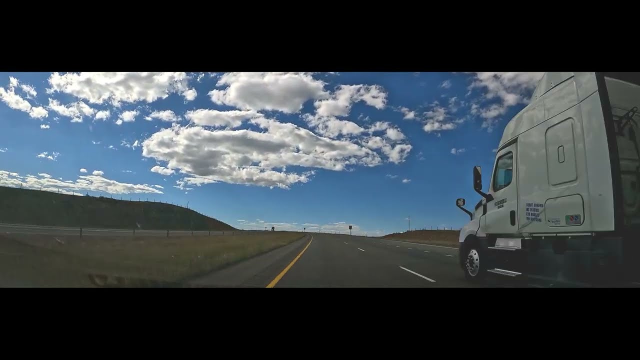 Поездка по I-80 из Норт-Платта, Небраска, в Рок-Спрингс, Вайоминг
