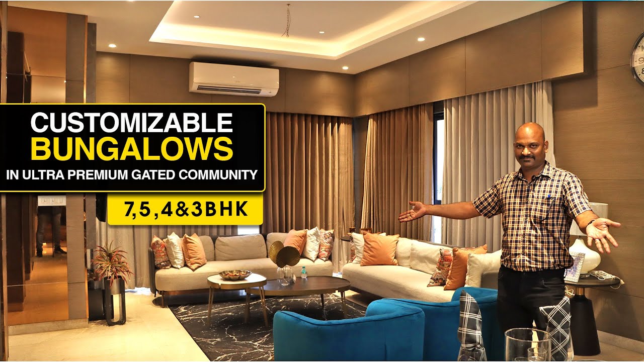 #1099 5BHK 4698Sqft Bangalow in center of Chennai | Left | Basement parking | 85% carpet area