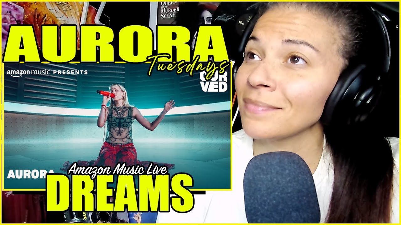 AURORA - Dreams (Live) | CURVED | Amazon Music | Reaction