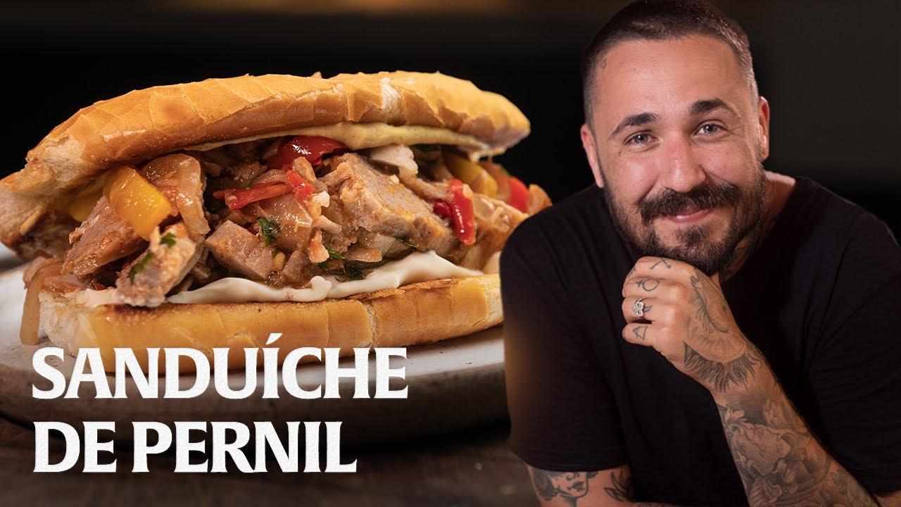 LANCHÃO DE PERNIL COM O QUE SOBROU!