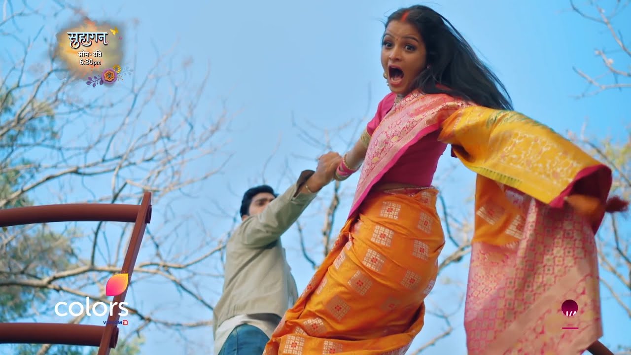 Suhaagan Promo: Krish Ne Diya Bindiya Ko Dhakka, Bindiya Giri Khai Mein
