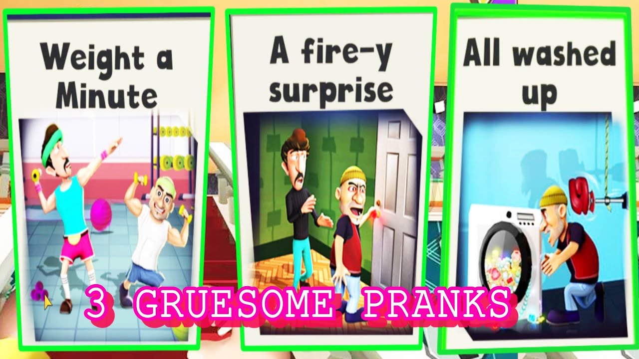 Scary Robber Home clash  - Top 3 Gruesome pranks for Felix and Lester