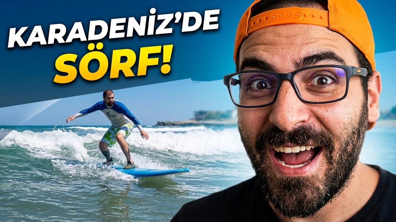 Türkiye'de Dalga Sörfü Yapılıyor (  Karadeniz ) #Türkiyededagasörfü #Surfing