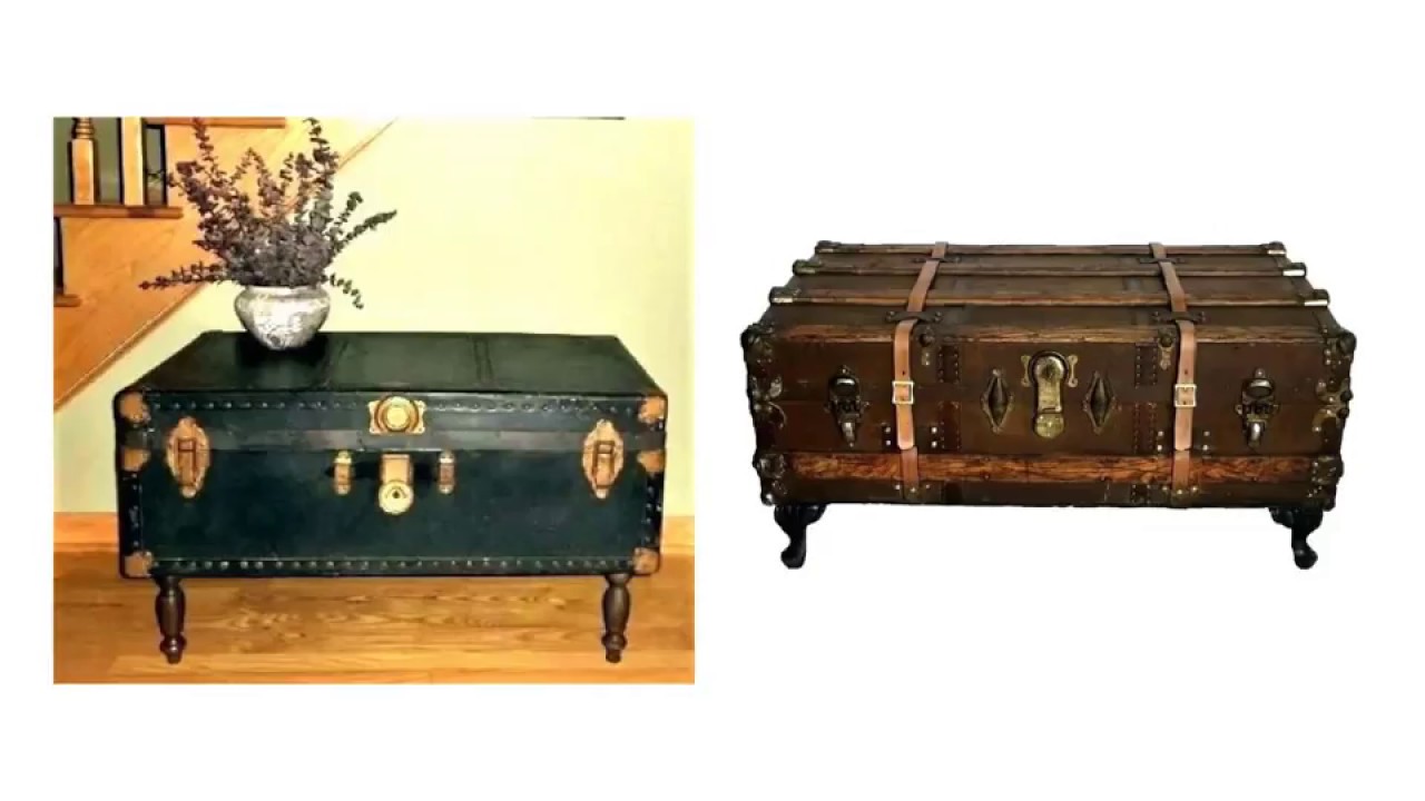 Popular Vintage Storage Trunks To Decorate Your Living Room