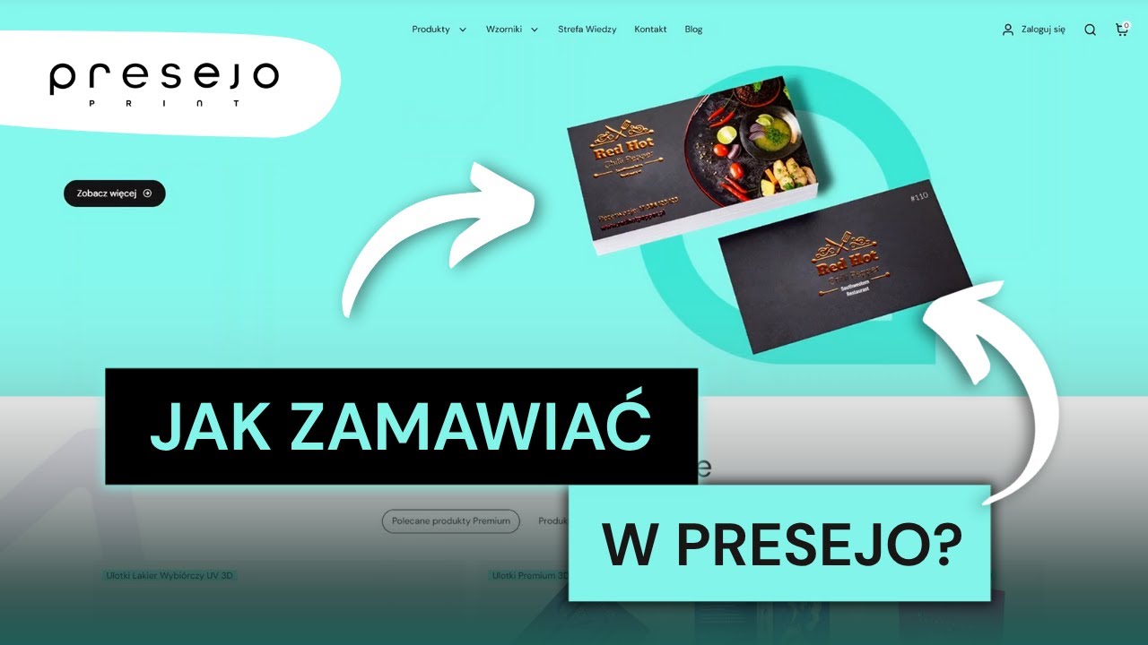 Jak zamawiać w drukarni internetowej Presejo.com? | Prosty proces krok po kroku