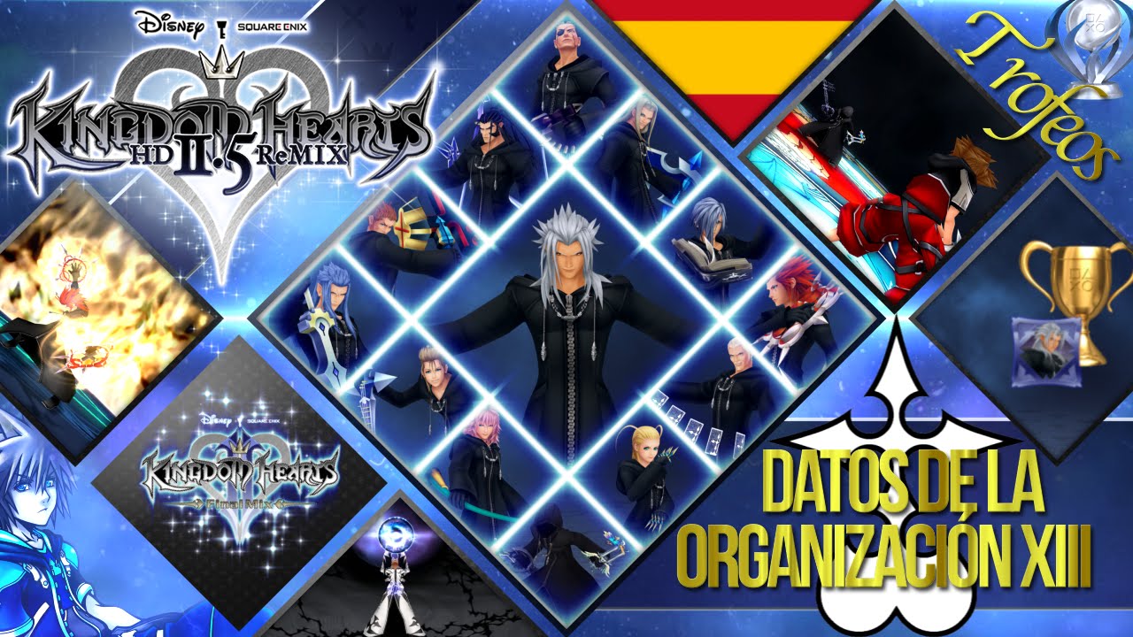 Guías de trofeos - Datos Organización XIII (Para gobernarlos a todos) - KH HD 2.5 ReMIX
