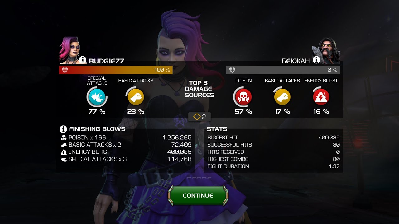Nico Minoru destroys Big Thing The Serpent with ease (Tier 2) 
