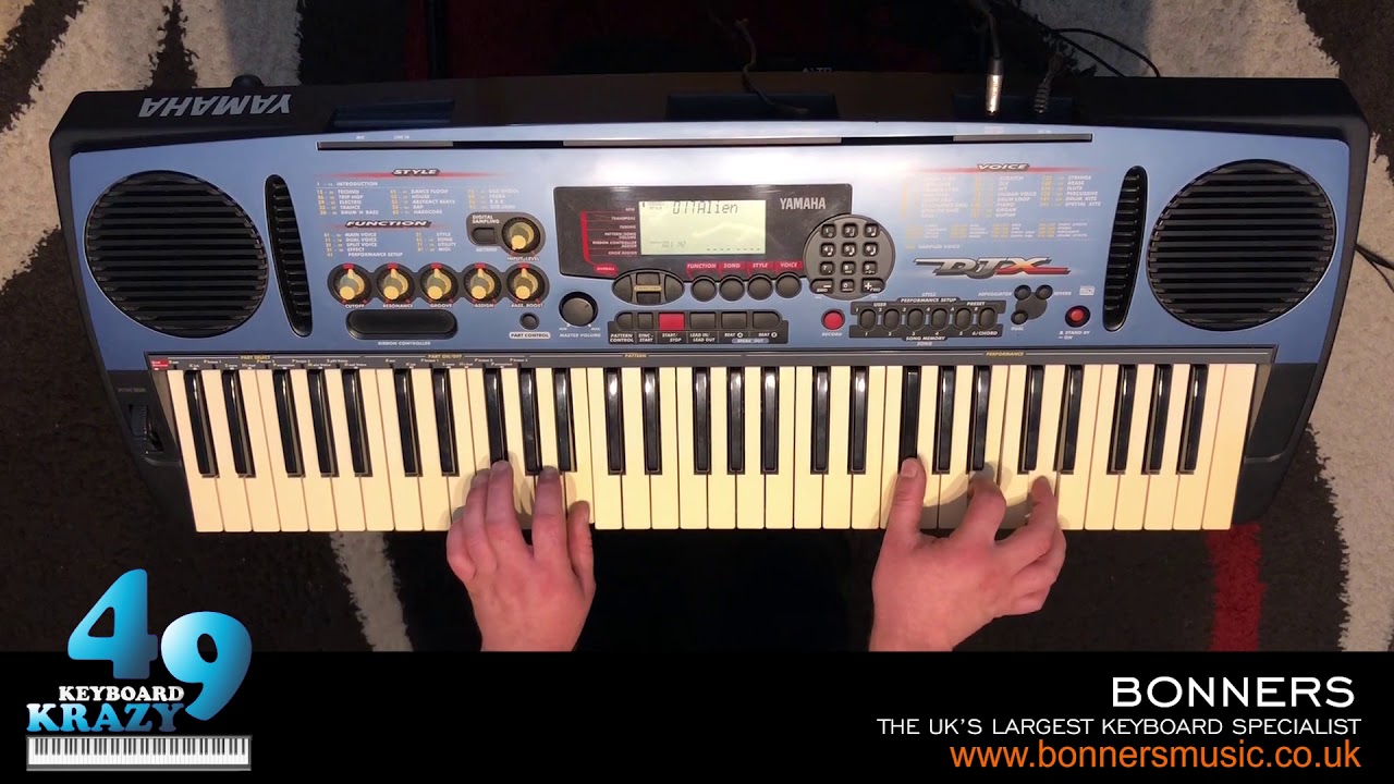 Yamaha DJX/PSR-D1 Keyboard - 285 Voices Part 1/2