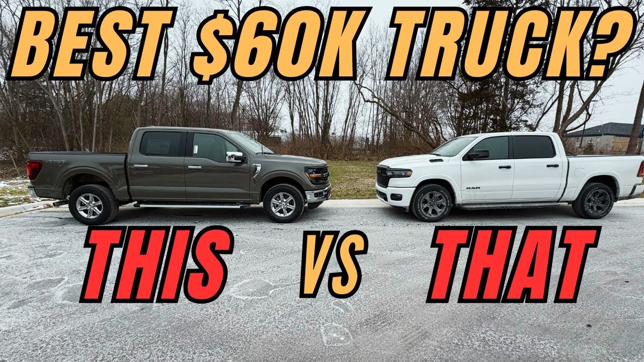 2025 Ram 1500 Bighorn vs 2025 Ford F-150 XLT | Interior Exterior and technology comparison