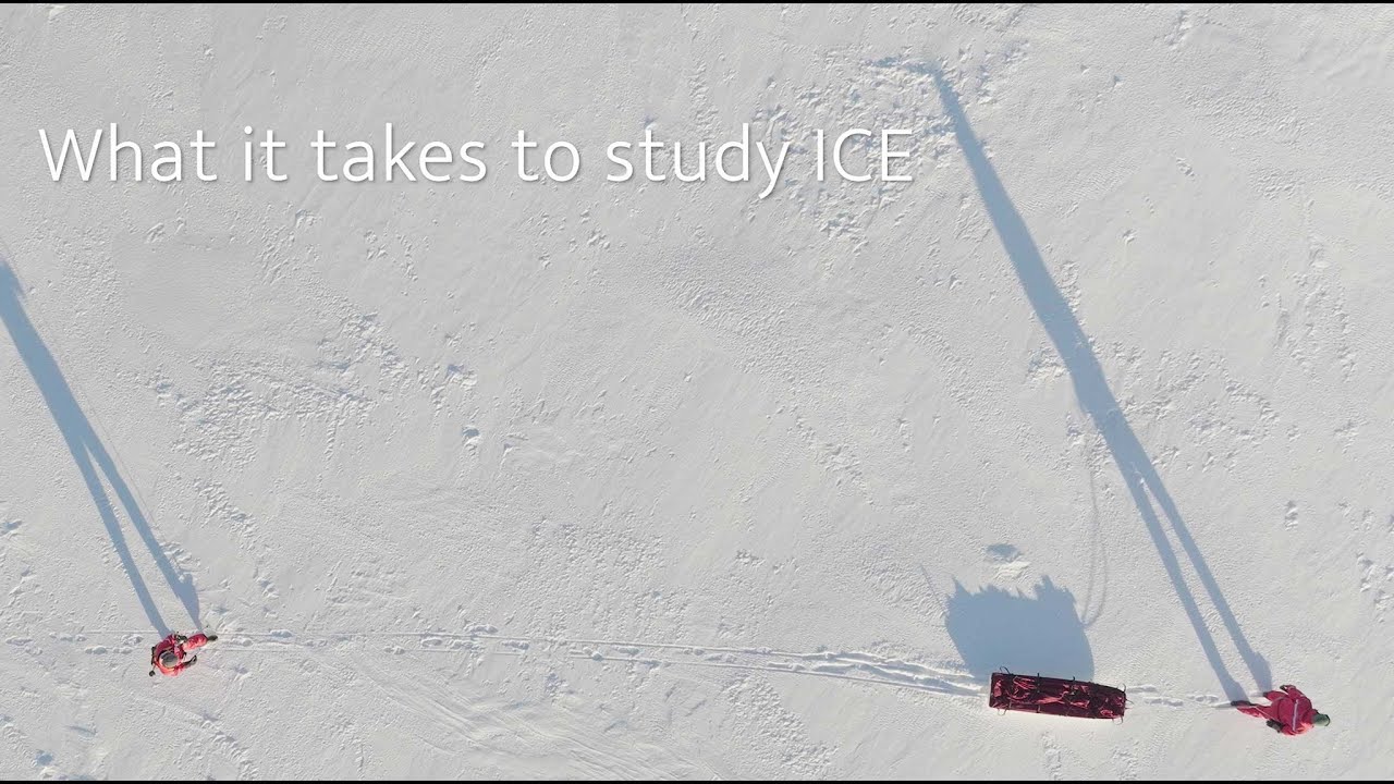 What it takes to study ice...