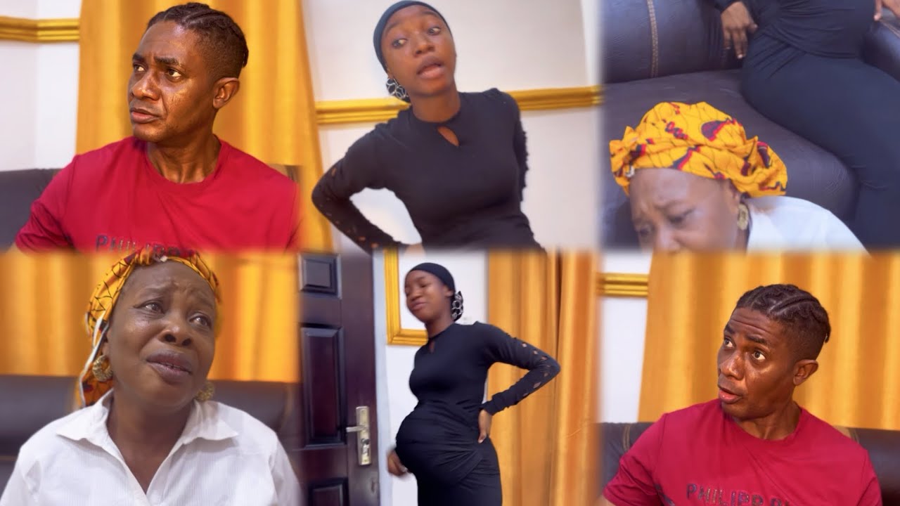 Беременная жена выгнала мужа и его мать из дома.