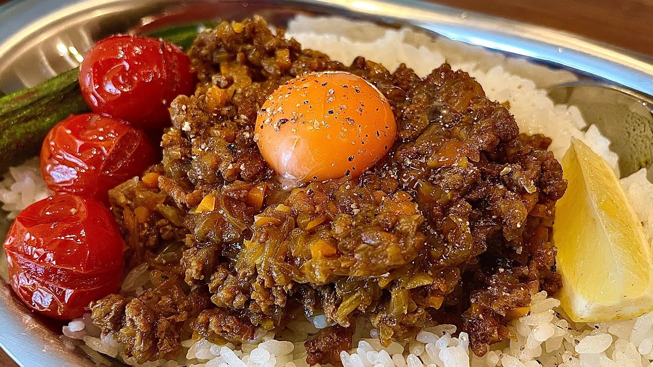 【夏のキーマカレー】インスタにショートカットの美人ばっかり出てくる、妻のしもべ
