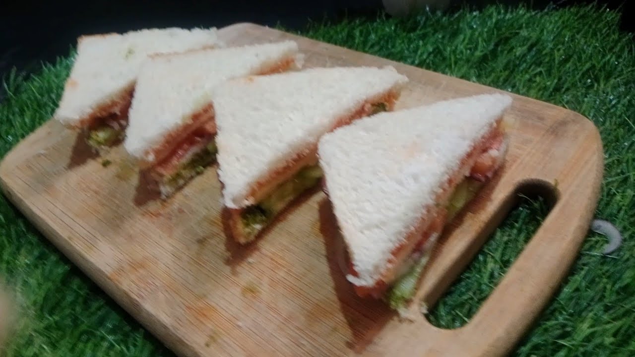 व्हेज सँडविच | Bombay Style Veg Sandwich | Veg Sandwich | व्हेज सँडविच मराठी रेसिपी | Sandwich 🥪🥪