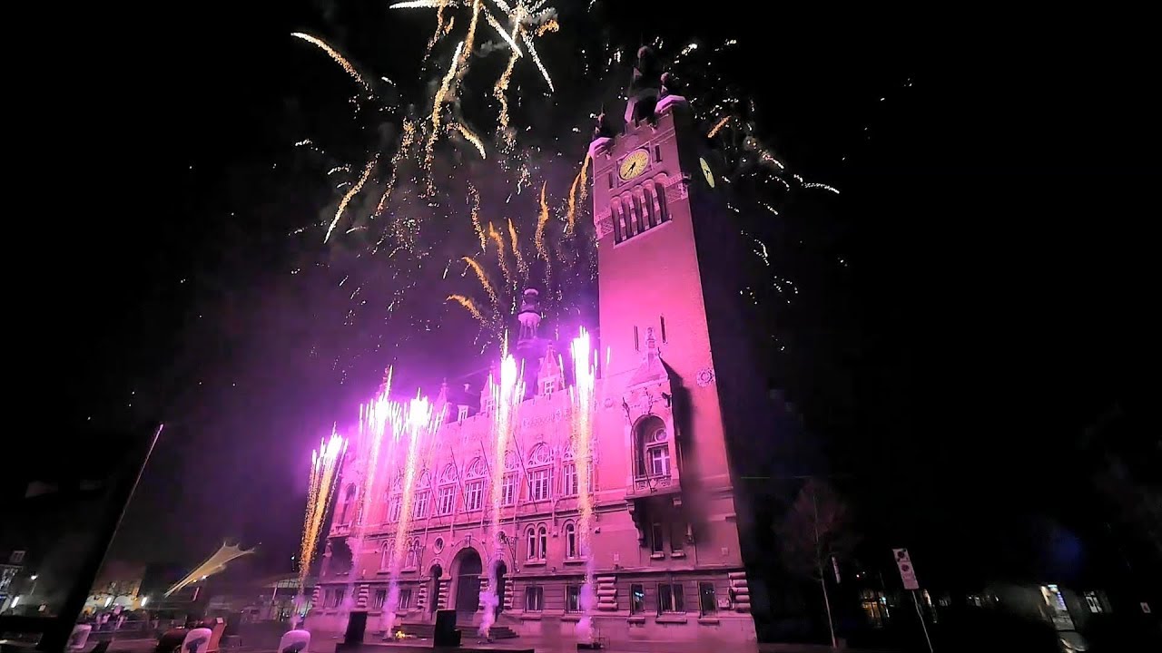 Armentières - Feu d'artifice de Noël - 16/12/2017