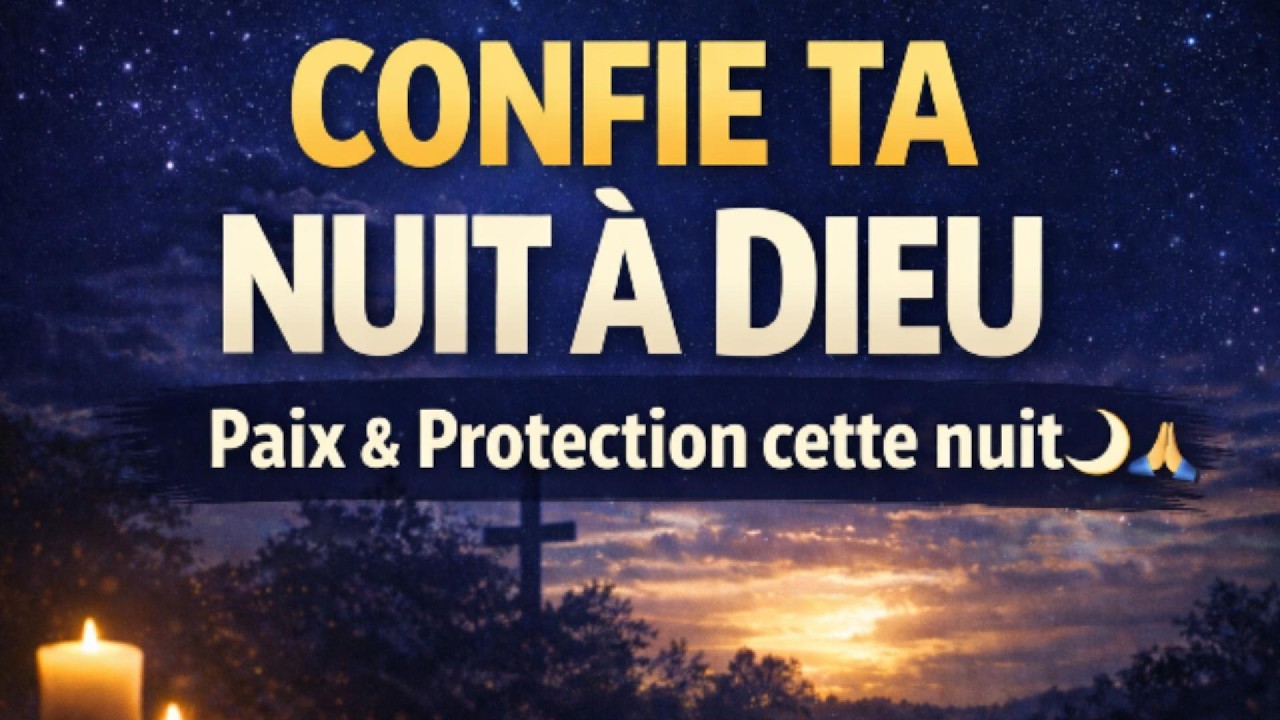 Ne Dors pas sans Déposer tes Fardeaux après de Dieu