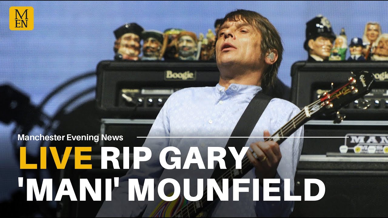 LIVE: The Funeral of Gary 'Mani' Mounfield, former Stone Roses and Primal Scream bass player