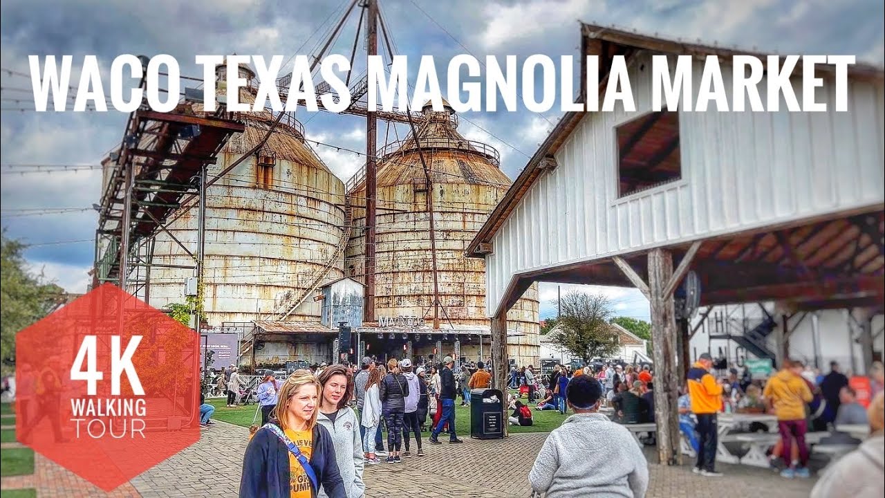 Walking in Waco Texas Magnolia Market [4K]