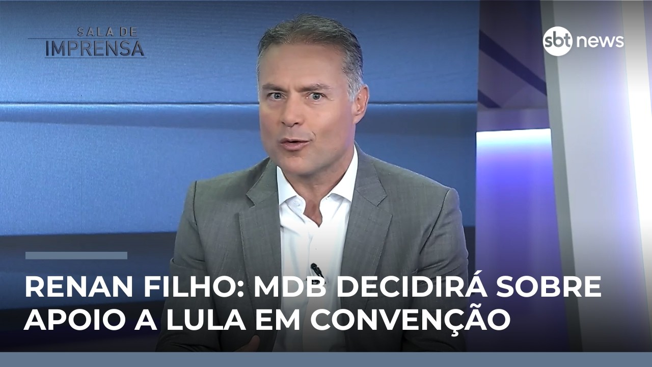 Renan Filho fala sobre apoio do MDB a Lula nas eleições de 2026 | #SalaDeImprensa