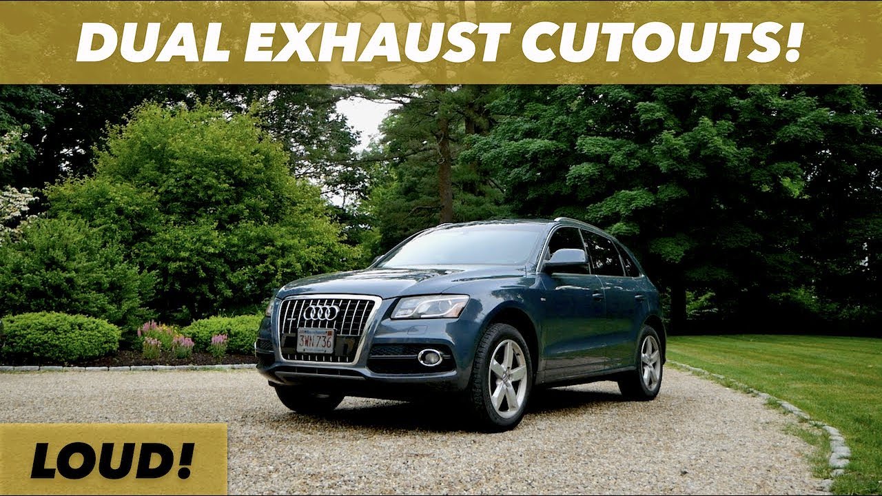 Audi Q5 ДВОЙНЫЕ ВЫРЕЗЫ // ОЧЕНЬ ГРОМКИЕ!!