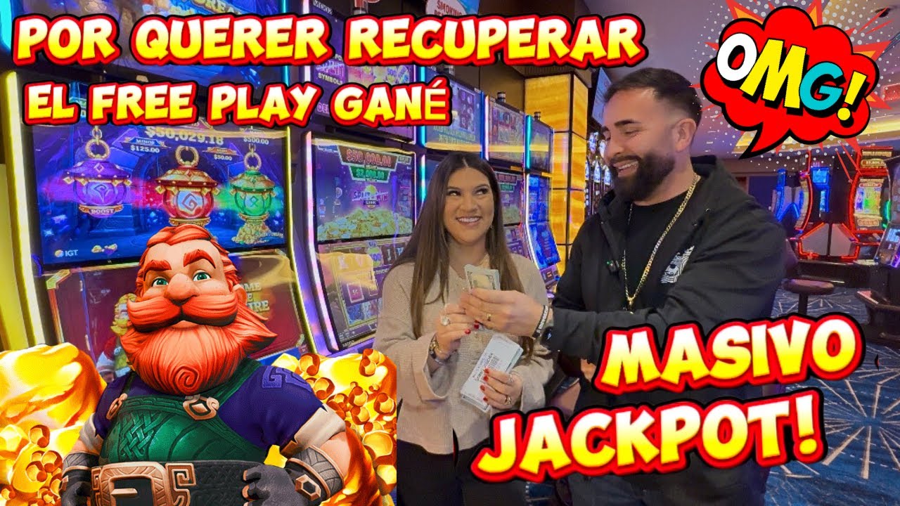 ⭐️ MASIVO JACKPOT POR QUERER RECUPERAR EL FREE PLAY DE RAUL GANÉ MUCHO DINERO EN EL CASINO