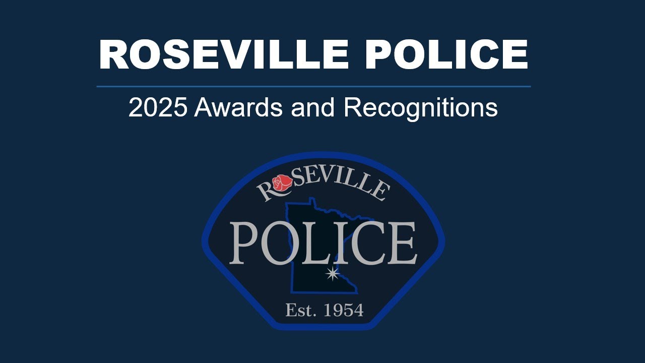 Roseville Police Department Annual Awards Ceremony 1-14-2026