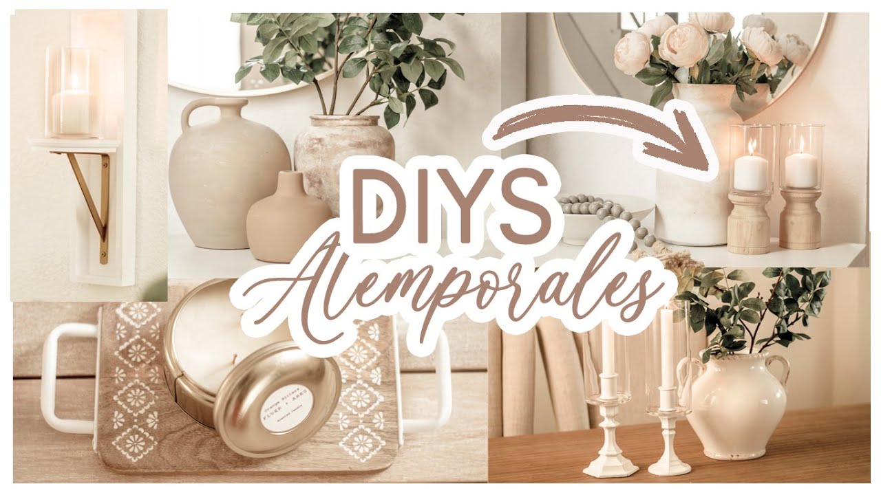 ⭐INCREIBLES DIYS QUE TIENES HACER 😮DECORA TU CASA PEQUEÑA + IDEAS ELEGANTES y ECONÓMICAS