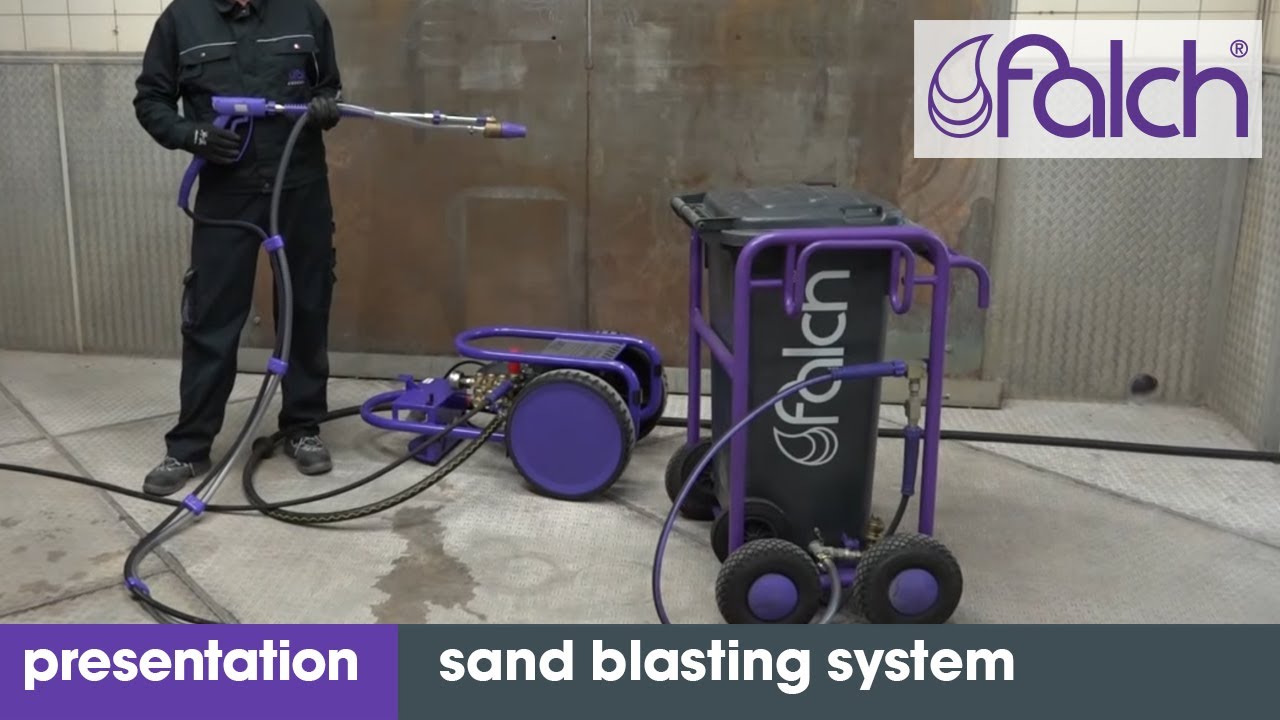 sandstrahlsystem - falch sand blasting equipment - product presentation - www.falch.com