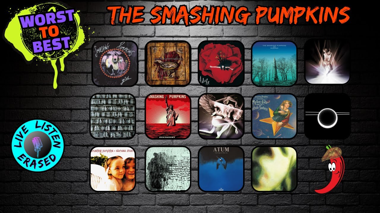Ranking All SMASHING PUMPKINS albums from Worst To Best