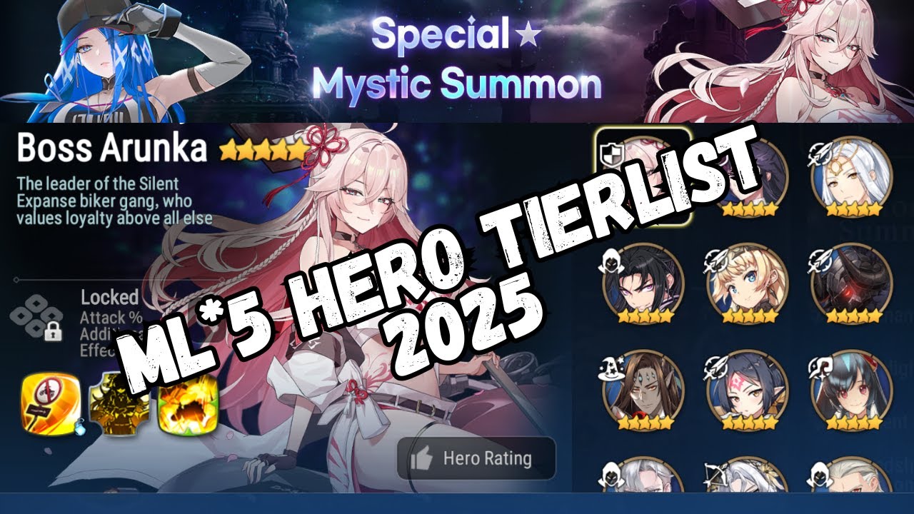 [Epic Seven INDO] ML5 TIERLIST 2025 SPECIAL MYSTIC SUMMON
