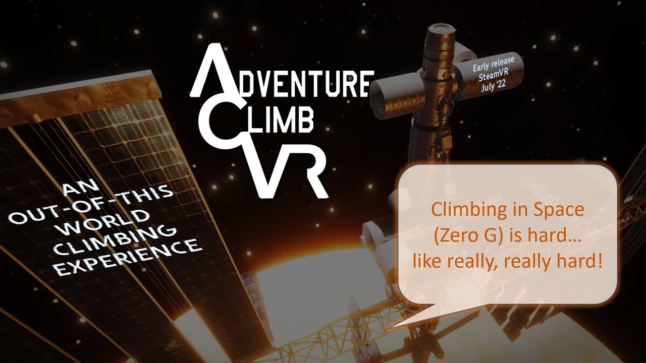 The Race in Space ! #AdventureClimbVR (#ACVR) - sneak peak!