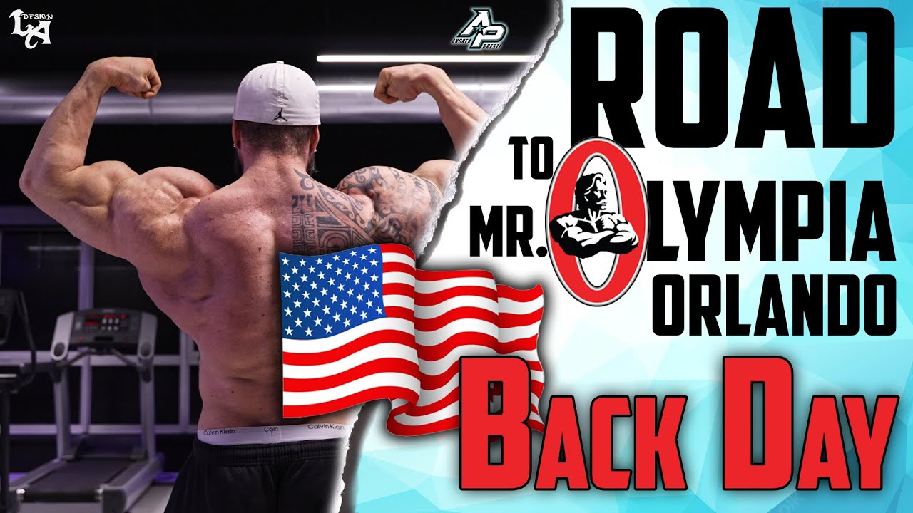 ANDREA PRESTI ROAD TO MR. OLYMPIA 2023 | 17 DAYS OUT TO ORLANDO - BACK DAY