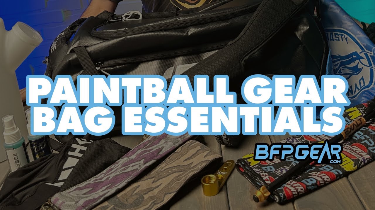 Things You Need In Your Paintball Gear Bag | Some Must Have Accessories!