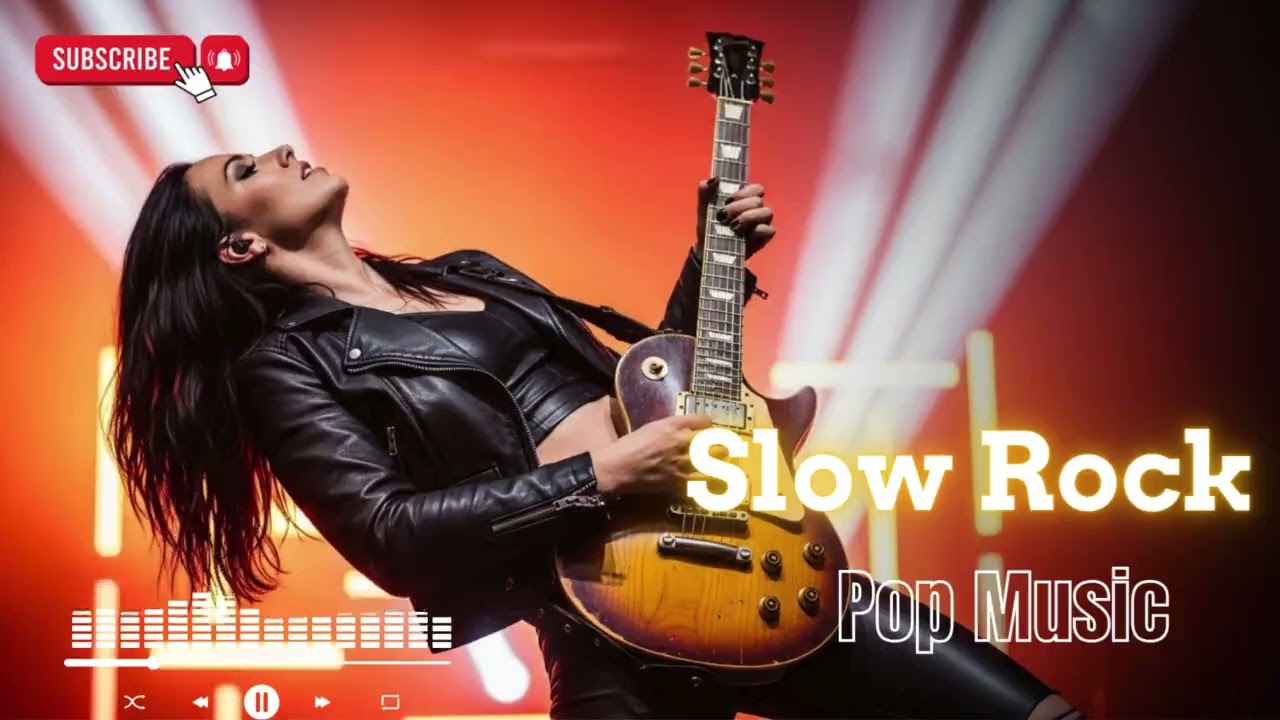 Late Night Slow Rock Mix 🎶 Calm Guitar Rock for Deep Feelings