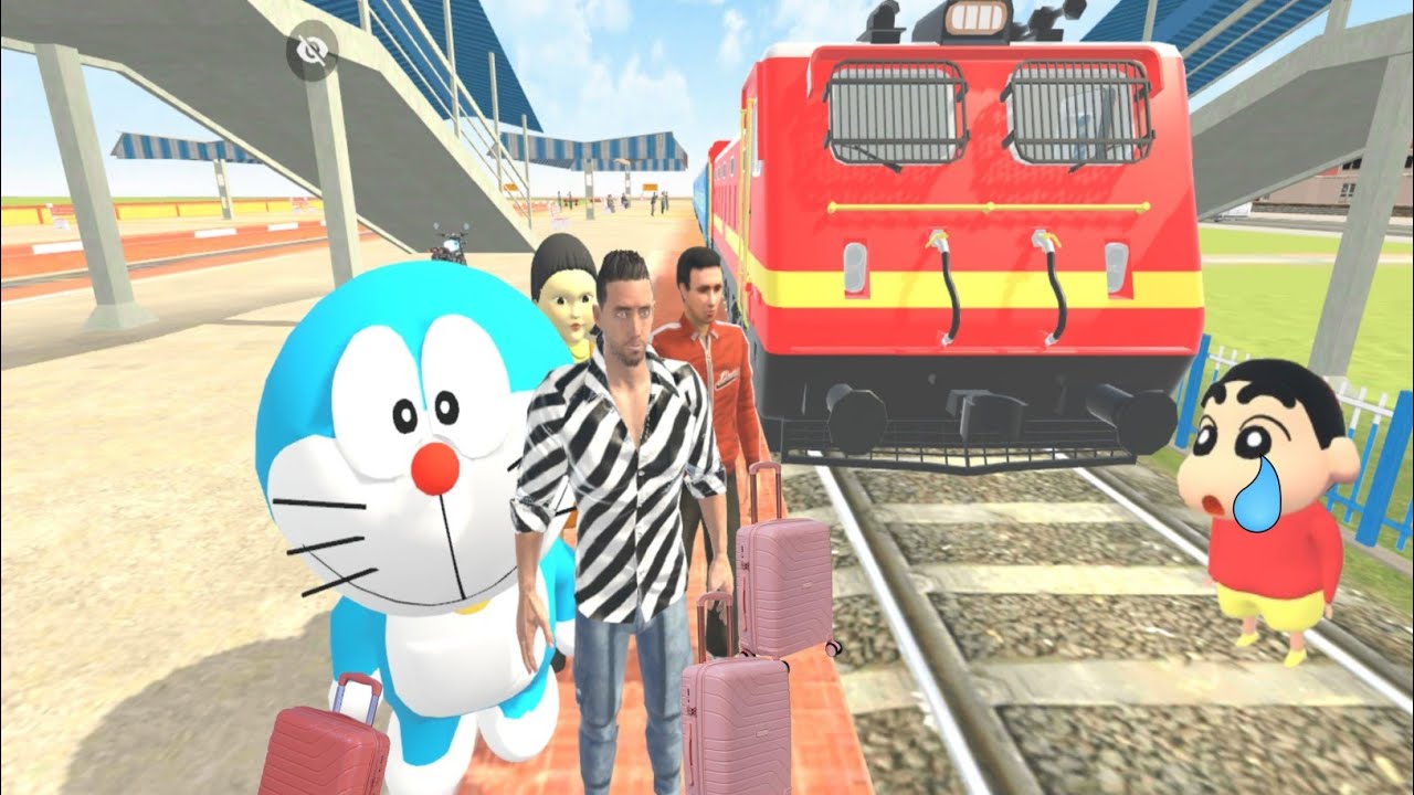 💥আজকে আমরা সবাই মিলে 🚆ট্রেনে করে গ্রামে যাবো - Android Gameplay | Indian Theft Auto Simulator Game 