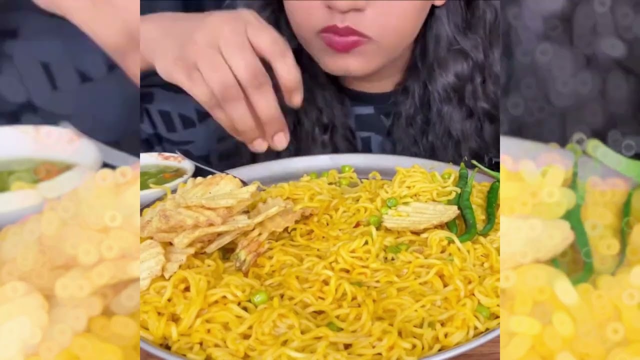 FULL PLATE VEGETABLE MAGGIE SAMOSA || FOODIE BABES ❤️