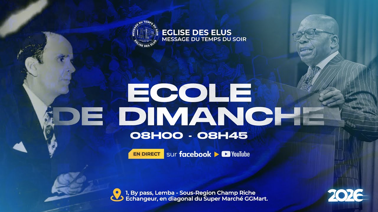 EDE | ECODIM : LE DEPART SECRET ET SOUDAIN DE L'EGLISE ET L'ENLEVEMENT | 16.01.2026 | FR. GUY KABA
