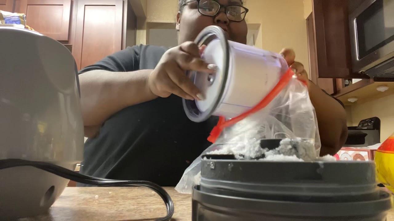 How I make my powdery ice