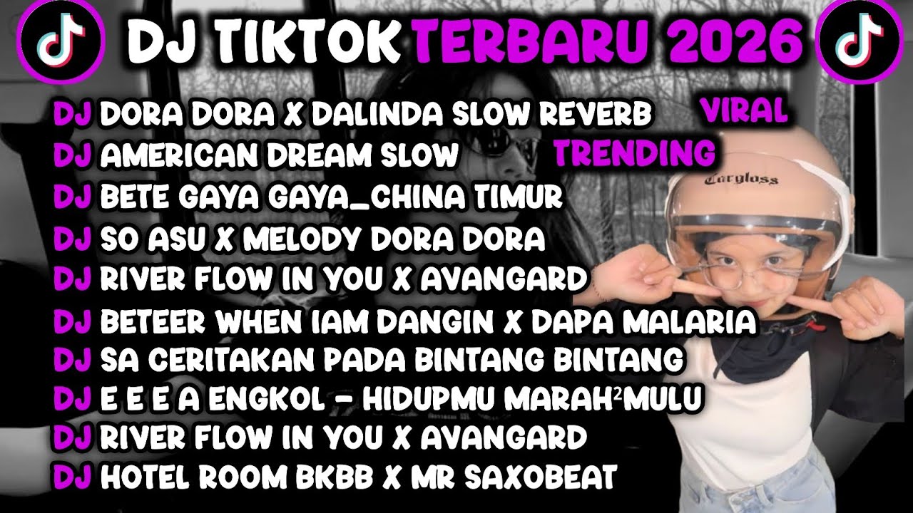 DJ TIK TOK TERBARU 2026🎵DJ DORA DORA X DALINDA SLOW REVERB🎵DJ AMERICAN DREAM SLOW TERBARU 2026!
