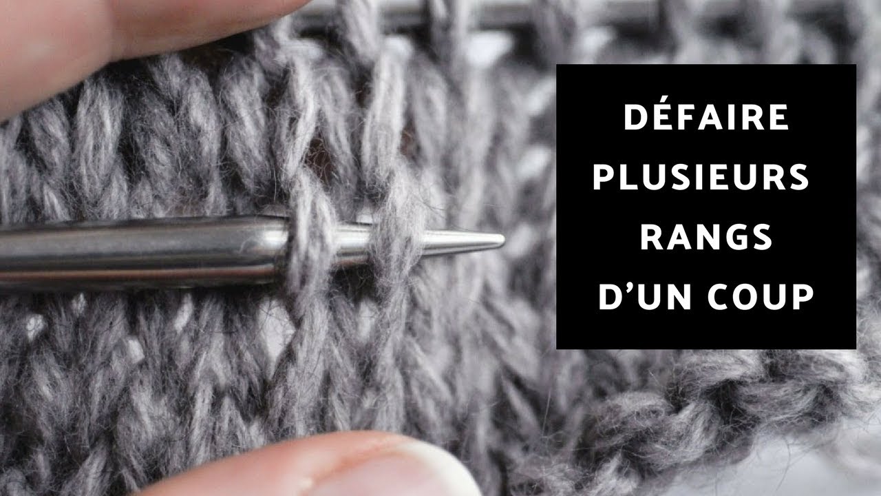 Défaire plusieurs rangs d'un coup