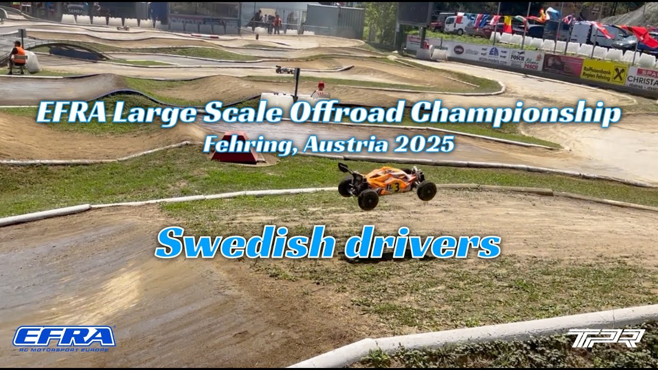 Swedish drivers at the EFRA Euros in Large Scale Offroad, Fehring Austria 2025