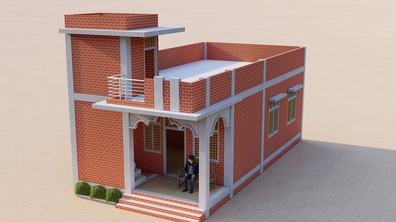 18x 35 3 Bedroom House Plan,पूरी जानकारी के साथ तीन कमरे का अच्छा मकान
