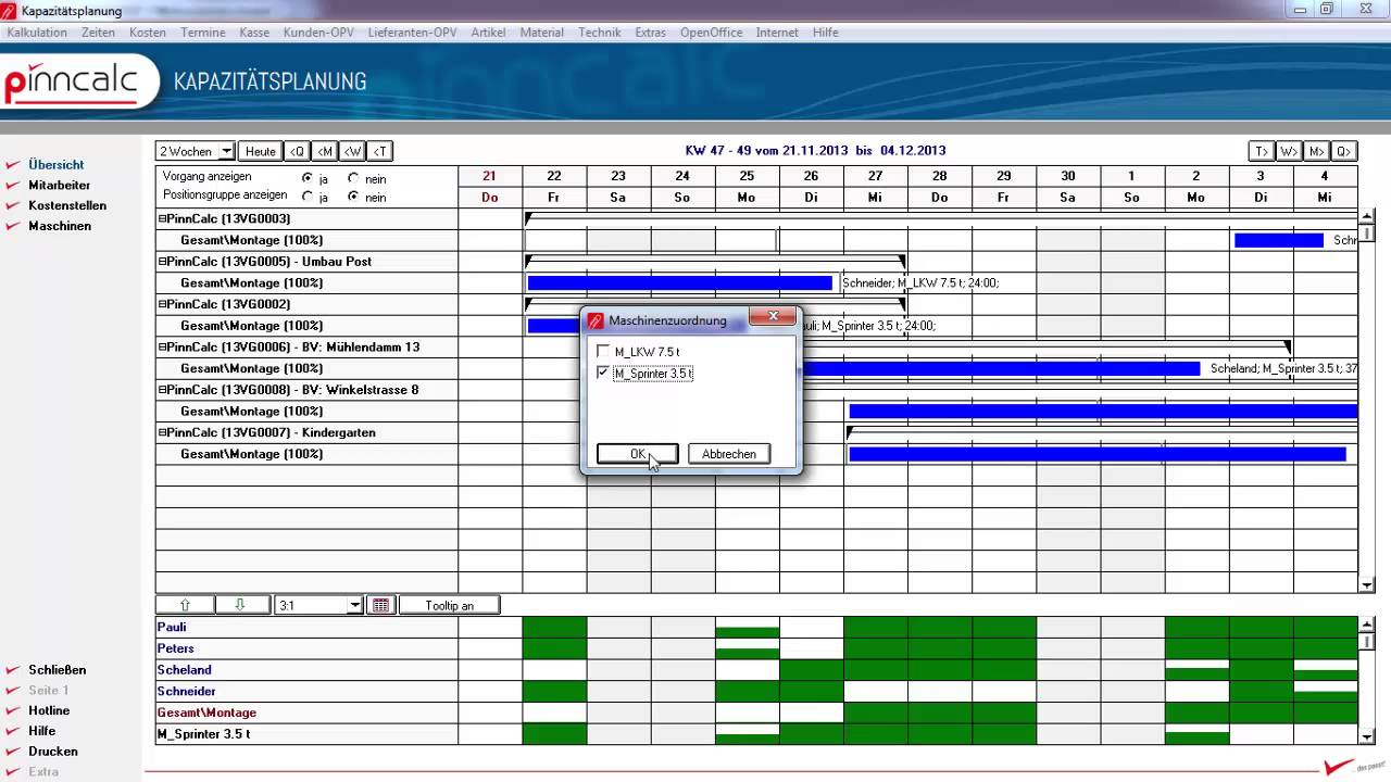 Corpora Montageplanung - PinnCalc GmbH