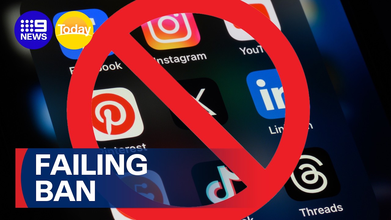 Why Australia's under-16 social media ban is failing to stop kids online | 9 News Australia