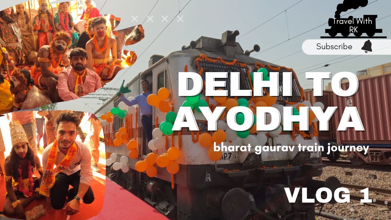 Delhi To Ayodhya || Vlog 1 || By Nikhil Sharma || Ramayana Circuit Train Journey ||