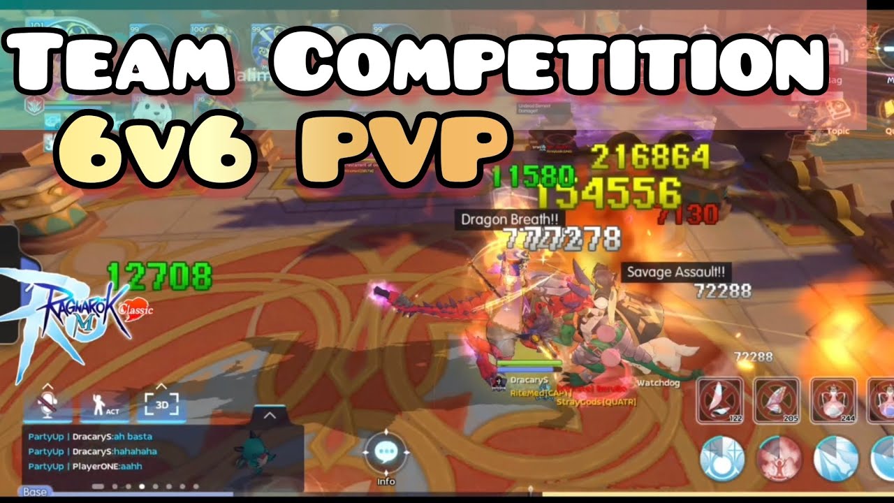 MY FIRST 6V6 PVP | Ragnarok M: Classic