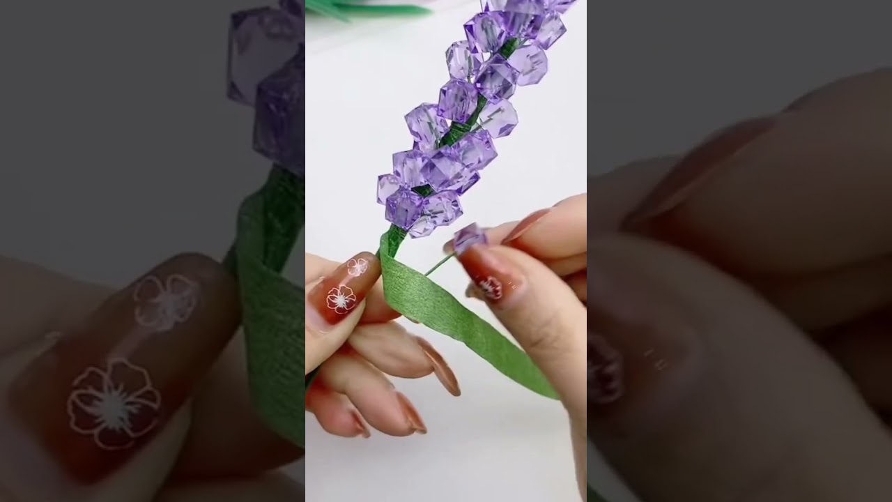 Handmade flowers diy beads home decoration #handmade #flowers #beads #handmadegifts #homedecor